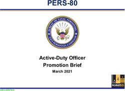 PERS-80 - Active-Duty Officer Promotion Brief March 2021 - My Navy HR
