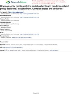 How can social media analytics assist authorities in pandemic-related policy decisions? Insights from Australian states and territories - Research ...