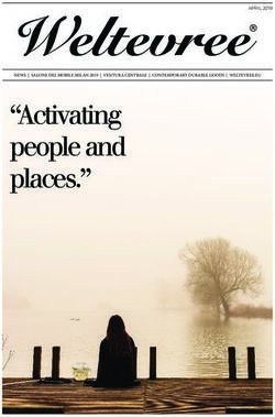 "Activating people and places." - APRIL 2019 - Weltevree
