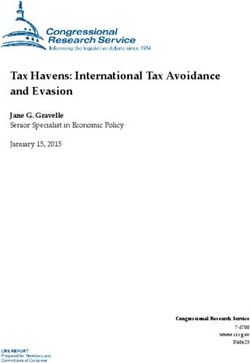 Tax Havens: International Tax Avoidance and Evasion - Jane G. Gravelle Senior Specialist in Economic Policy