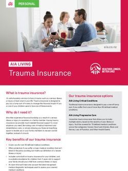Trauma Insurance - PERSONAL - Life Cover