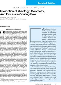Interaction of Rheology, Geometry, And Process in Coating Flow