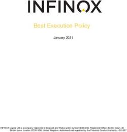 Best Execution Policy - January 2021 - Infinox UK