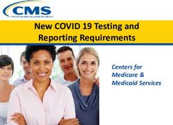 New COVID 19 Testing and Reporting Requirements - Centers for Medicare & Medicaid Services - CMS
