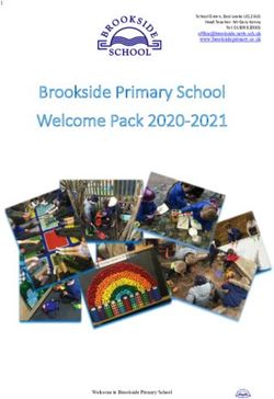 Brookside Primary School Welcome Pack 2020-2021