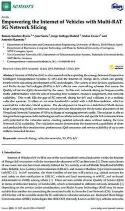 Empowering the Internet of Vehicles with Multi-RAT 5G Network Slicing - MDPI