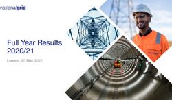 Full Year Results 2020/21 - London, 20 May 2021 - National Grid