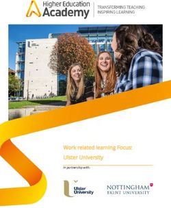 Work related learning Focus: Ulster University - In partnership with: Higher Education Academy