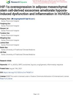 HIF-1α overexpression in adipose mesenchymal stem cell-derived exosomes ameliorate hypoxia-induced dysfunction and inammation in HUVECs