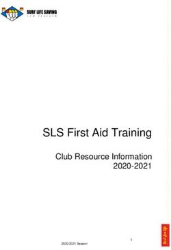 SLS First Aid Training - Club Resource Information 2020-2021 - Surf Lifesaving NZ