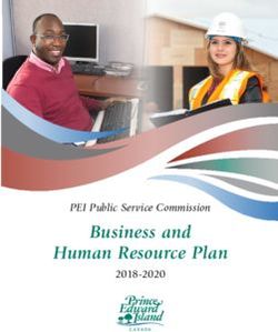 Business and Human Resource Plan - PEI Public Service Commission 2018-2020 - PEI Public Service ...