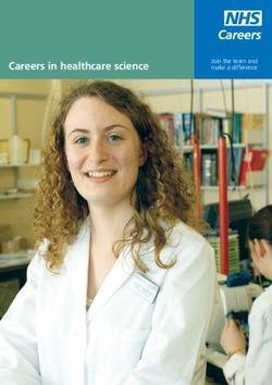 Careers in healthcare science - Join the team and make a difference