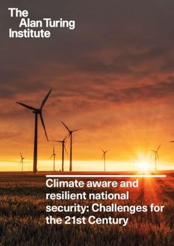 Climate aware and resilient national security: Challenges for the 21st Century