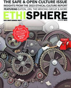 THE SAFE & OPEN CULTURE ISSUE - INSIGHTS FROM THE 2023 ETHICAL CULTURE REPORT FEATURING EATON, LRN, THE MEKONG GROUP, & MORE - Ethisphere Magazine