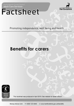 Benefits for carers - Hertfordshire County Council