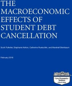 THE MACROECONOMIC EFFECTS OF STUDENT DEBT CANCELLATION - Scott Fullwiler, Stephanie Kelton, Catherine Ruetschlin, and Marshall Steinbaum February 2018