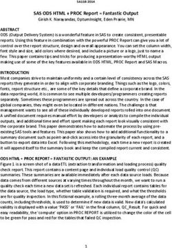 SAS ODS HTML + PROC Report = Fantastic Output