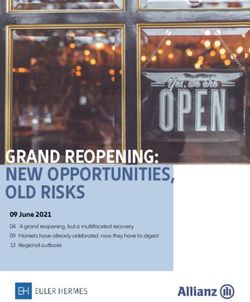 GRAND REOPENING: NEW OPPORTUNITIES, OLD RISKS - 09 June 2021 04 A grand reopening, but a multifaceted recovery - Euler Hermes