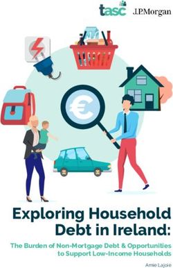 Exploring Household Debt in Ireland: The Burden of Non-Mortgage Debt & Opportunities to Support Low-Income Households - Think-tank for ...