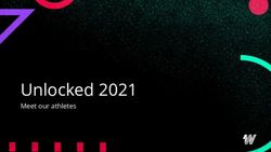 Unlocked 2021 Meet our athletes - Women's Sport Trust