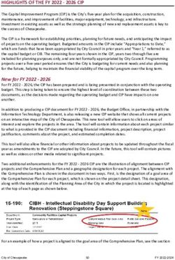 HIGHLIGHTS OF THE FY 2022 - 2026 CIP - City of Chesapeake ...