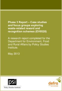 Phase 3 Report - Case studies and focus groups exploring waste-related reward and recognition schemes (EV0528) A research report completed for the ...