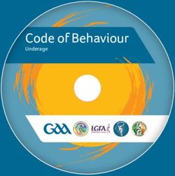 Code of Behaviour Underage - Tulach Mhór