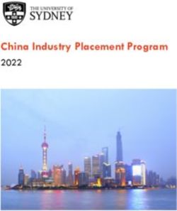 China Industry Placement Program 2022 - The University of ...