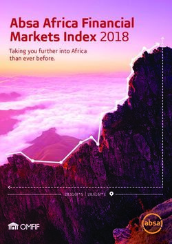 Absa Africa Financial Markets Index 2018 - Taking you further into Africa than ever before - OMFIF