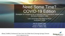 Need Some Time? COVID-19 Edition - Strategies for navigating the complicated web of pandemic-related leave and accommodation rules - Hodgson Russ LLP