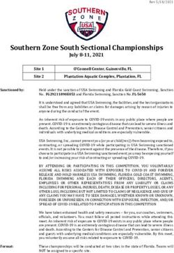 Southern Zone South Sectional Championships - USA ...