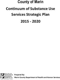 Continuum of Substance Use Services Strategic Plan 2015 2020 - County of Marin - Prepared By: Marin County Department of Health and Human ...