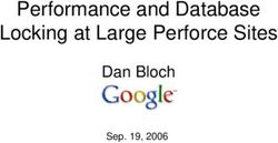 Performance and Database Locking at Large Perforce Sites - Dan Bloch Sep. 19, 2006