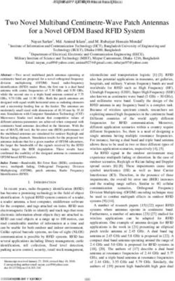 Two Novel Multiband Centimetre-Wave Patch Antennas for a Novel OFDM Based RFID System