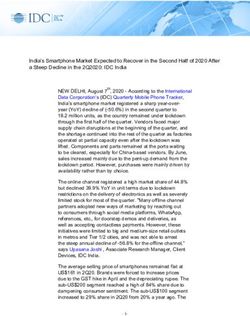 India's Smartphone Market Expected to Recover in the Second Half of 2020 After a Steep Decline in the 2Q2020: IDC India