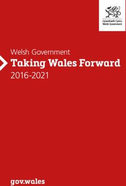 Taking Wales Forward 2016-2021 - gov.wales