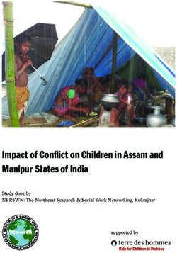 Impact of Conflict on Children in Assam and Manipur States of India - Study done by NERSWN: The Northeast Research & Social Work Networking, Kokrajhar