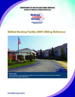 Skilled Nursing Facility (SNF) Billing Reference - HHS.gov