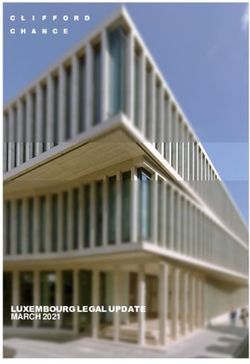 LUXEMBOURG LEGAL UPDATE MARCH 2021 - Clifford ...