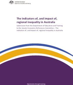 The indicators of, and impact of, regional inequality in Australia