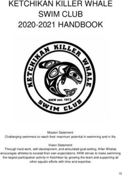 KETCHIKAN KILLER WHALE SWIM CLUB 2020-2021 HANDBOOK