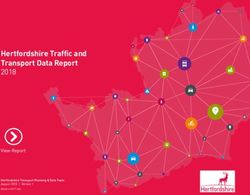 Hertfordshire Traffic and Transport Data Report - 2018 View Report - Hertfordshire County ...