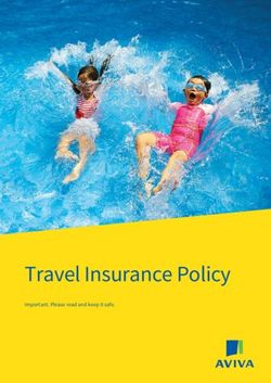 Travel Insurance Policy - Important. Please read and keep it safe - Singapore