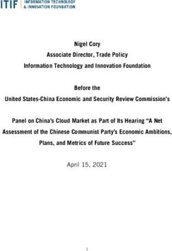 Nigel Cory Associate Director, Trade Policy Information Technology and Innovation Foundation Before the United States-China Economic and Security ...
