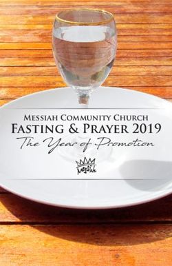The Year of Promotion - Fasting & Prayer 2019 Messiah Community Church