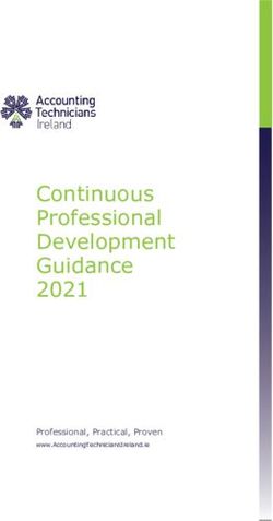 Continuous Professional Development Guidance 2021 - Professional, Practical, Proven