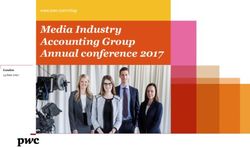Media Industry Accounting Group Annual conference 2017 - www.pwc.com/miag