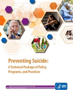 Preventing Suicide: A Technical Package of Policy, Programs, and Practices - National Center for Injury Prevention and Control Division of ...