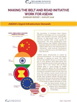 MAKING THE BELT AND ROAD INITIATIVE WORK FOR ASEAN - Singapore ...