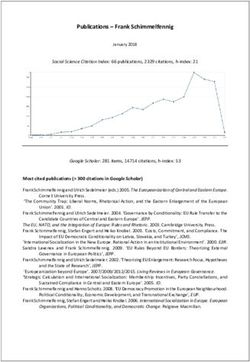 Publications - Frank Schimmelfennig - ETH Zürich